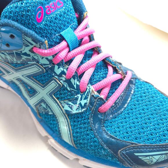 ASICS Gel-Excite 3 Athletic Running Shoe Womens Size 8.5 T5B9N Blue Pink - Picture 8 of 9